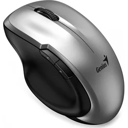 GENIUS Ergo 8200S Silver/ 1200 dpi/ bezdrôtový/ USB Type-C/ 5 tlačidiel/ tichý/ BlueEye senzor/ strieborný