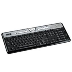Genius Klávesnice Slimstar 311 USB+PS2 metallic voděodolná antibakteriální černá