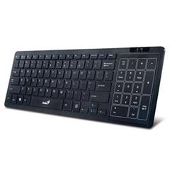 GENIUS Klávesnice Wireless Slimstar T8020, černá, ultratenká, USB, Win8 multi touchPad