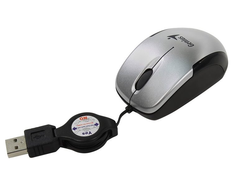 Genius Micro Traveler V2, strieborná