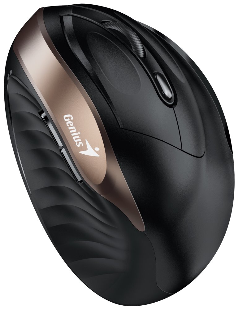 Genius myš Ergo 8250S, černo-zlatá