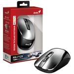 GENIUS NX-7125 Silver/ 1200 dpi/ bezdrôtový/ Copilot/ 4-tlačidlový/ strieborný