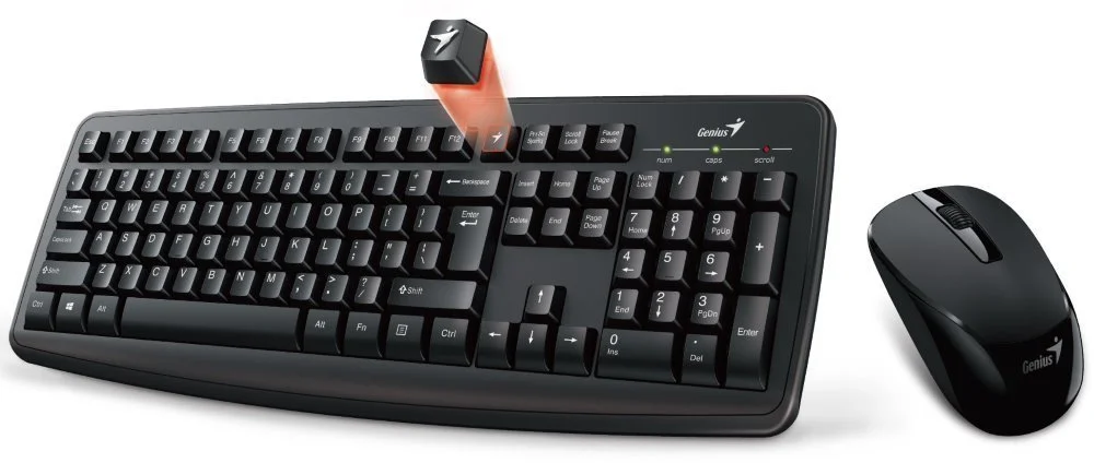 Genius set klávesnice a myši Smart KM-8100, bezdrátový, CZ/SK