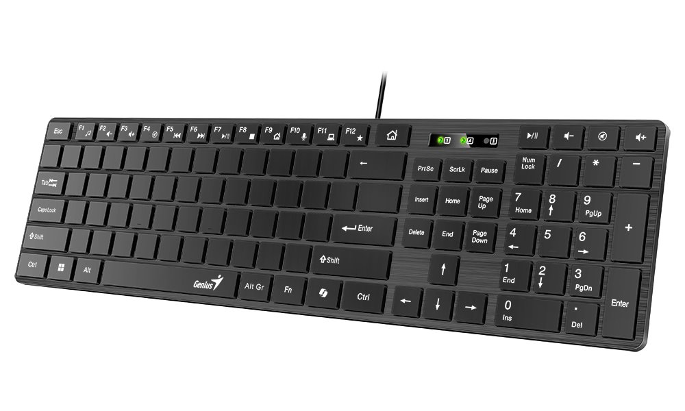 Genius Slimstar K500 Education, bez odtlačkov kľúčov