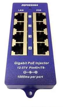 Gigabitový 4-portový PoE panel (POE-PAN4-GB)