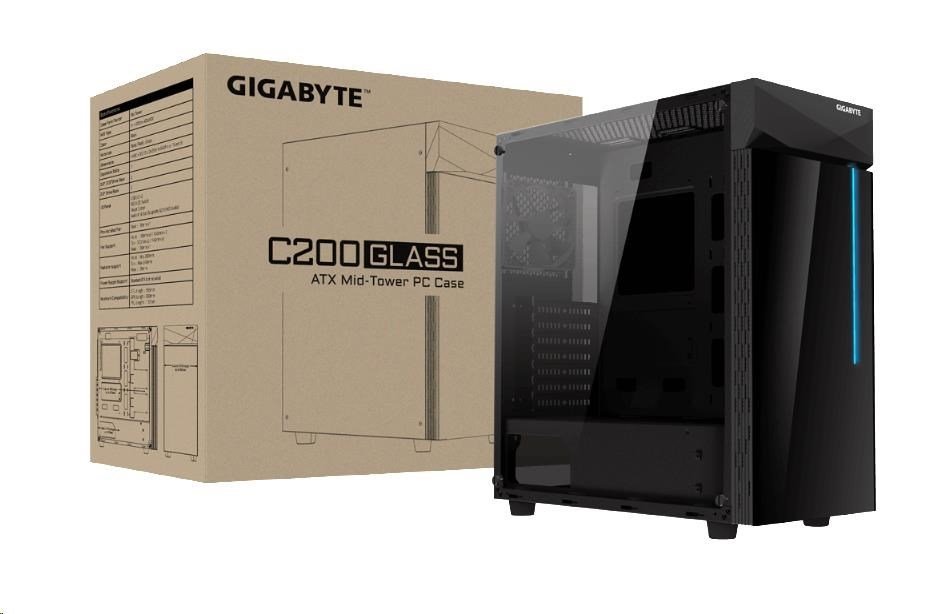 GIGABYTE AORUS C200 Glass GB-C200G