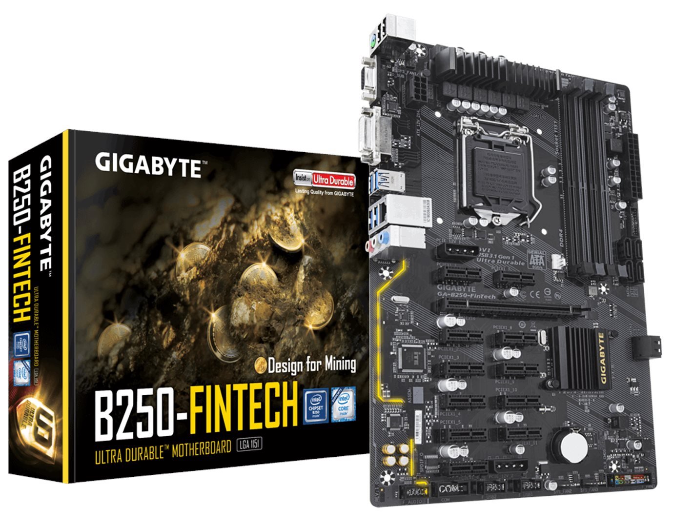 Gigabyte fintech b250 не запускается