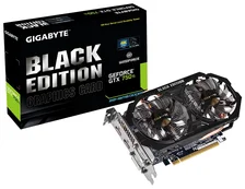 GIGABYTE GTX 750 Ti Ultra Durable BLACK EDITION 2GB (GV-N75TWF2BK-2GI)