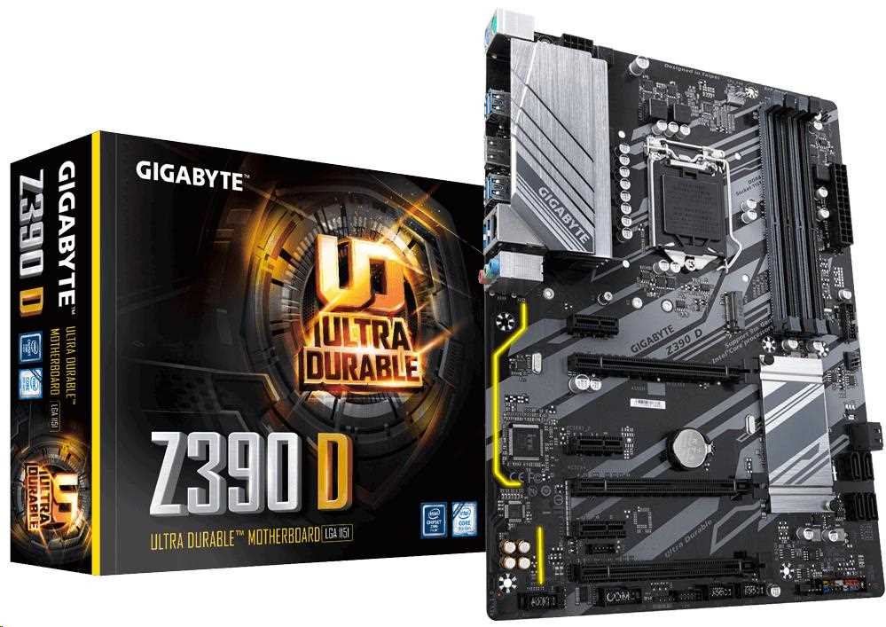 Gigabyte z390 d совместимость с процессорами