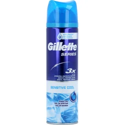 Gillette Series Sensitive Cool Gel na holení, 200 ml