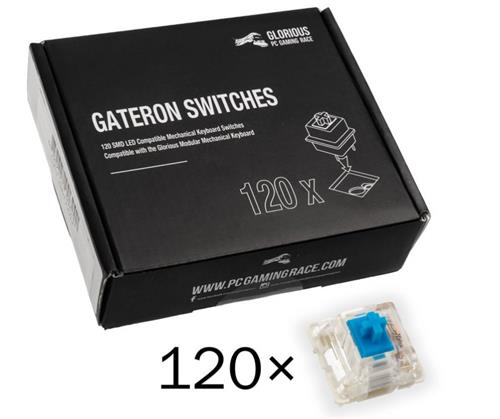 Glorious Gateron Blue Switches (120 ks)