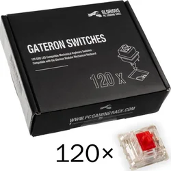 Glorious Gateron Red Switches, 120 ks