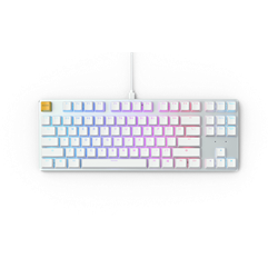 Glorious GMMK TKL White Ice Edition - Gateron-Brown, US-Layout