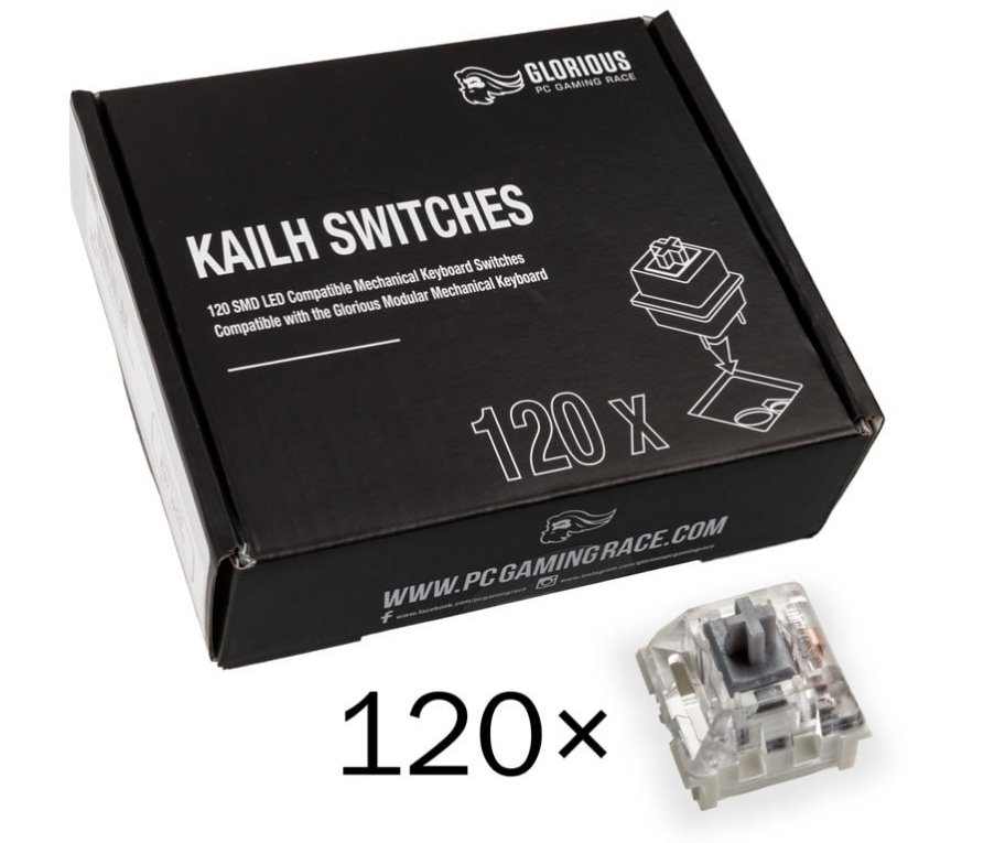Glorious Kailh Speed Silver Switches (120 Ks)