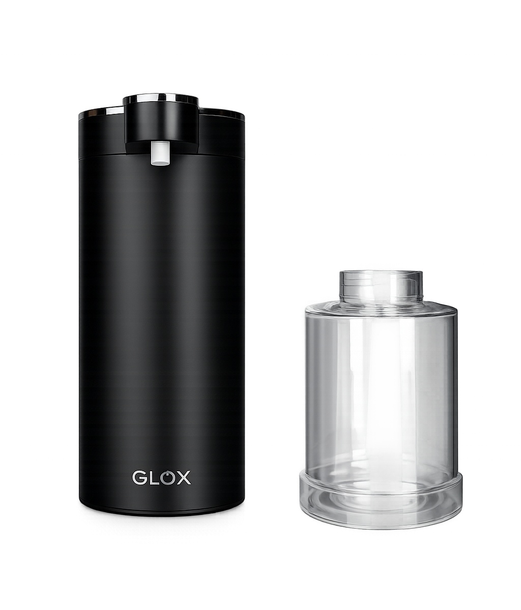 GLOX GST01B - Bezdotykový dávkovač mýdla nerezový černý