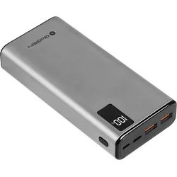 GoGEN 20000 mAh, PB200007, powerbank, strieborná