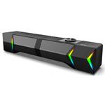 GoGEN 2v1 (reproduktor/soundbar) s BT, RGB, čierny