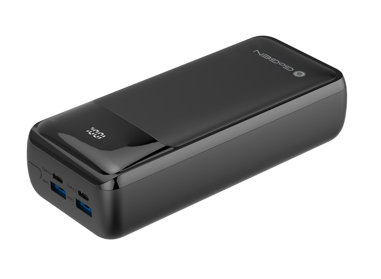 GoGEN 30000 mAh, PB300002B, powerbank, čierna