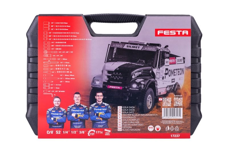 Gola FESTA sada CrV 171ks 1/4"-1/2"-3/8" EDICE DAKAR