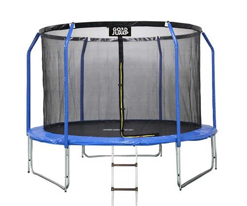 GoodJump 3UPVC modrá trampolína 305 cm s ochrannou sieťou + rebrík - Inside goodjump305-3UPVC-inside-blue