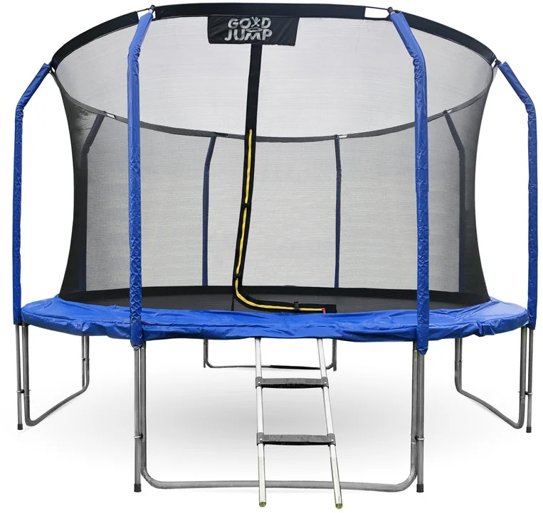 GoodJump 3UPVC modrá trampolína 305 cm s ochrannou sieťou + rebrík - Inside goodjump305-3UPVC-inside-blue