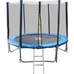 GoodJump 3UPVC trampolína 244 cm s ochrannou sítí + žebřík + krycí plachta goodjump244-3UPE - Trampolíny