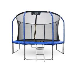 GoodJump 4UPVC Trampolína 400 cm s ochrannou sítí + žebřík goodjump400-4UPVC-inside-blue - Trampolíny