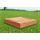 GoodJump drevené Pieskovisko 120x120 cm - farba týk goodjump-pis-120x120