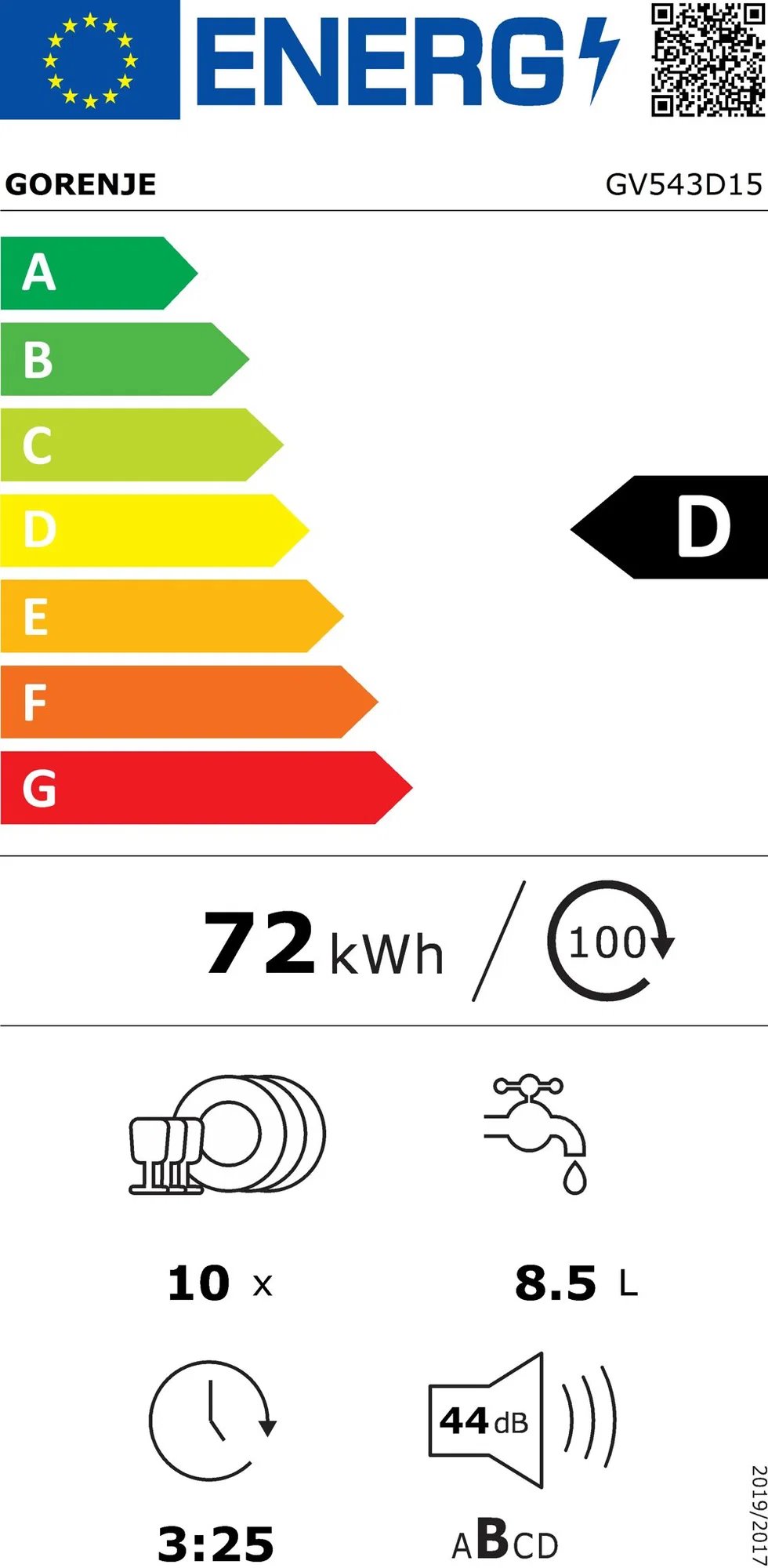 Gorenje GV543D15