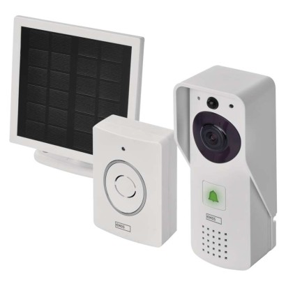 GoSmart Home Bezdrôtový batériový videozvonček IP-09D s Wi-Fi a solárnym panelom