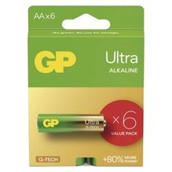 GP alkalická baterie ULTRA AAA (LR03) 6pack