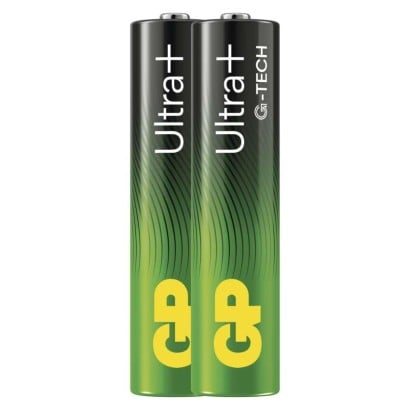 GP alkalická baterie ULTRA PLUS AAA (LR03) 2pack