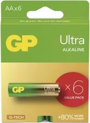 GP alkalické batérie ULTRA AAA (LR03) 6pack
