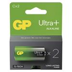 GP alkalické batérie ULTRA PLUS C malé mono (LR14) 2balenia