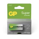 GP batérie Super Alkaline LR14 (C, malé mono) blister, 2 kusy