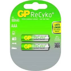 GP Nabíjecí baterie Recyko+ 800 mAh R03 (AAA), blistr 2 kusy