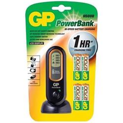 GP nabíječka Power Bank V600 +4xGP2700 mAh