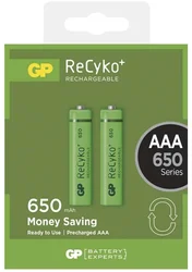 GP ReCyko+ 650 HR03 (AAA), 2 ks
