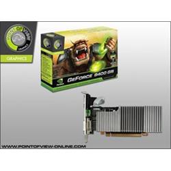 Grafická karta Point of View nVidia 8400GS 256MB DDR3, 64bit, 1xDVI, pasivní chlazení