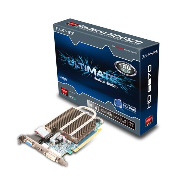 Grafická karta Sapphire AMD HD6570 Ultimate PCIe 1GB DDR3/128bit