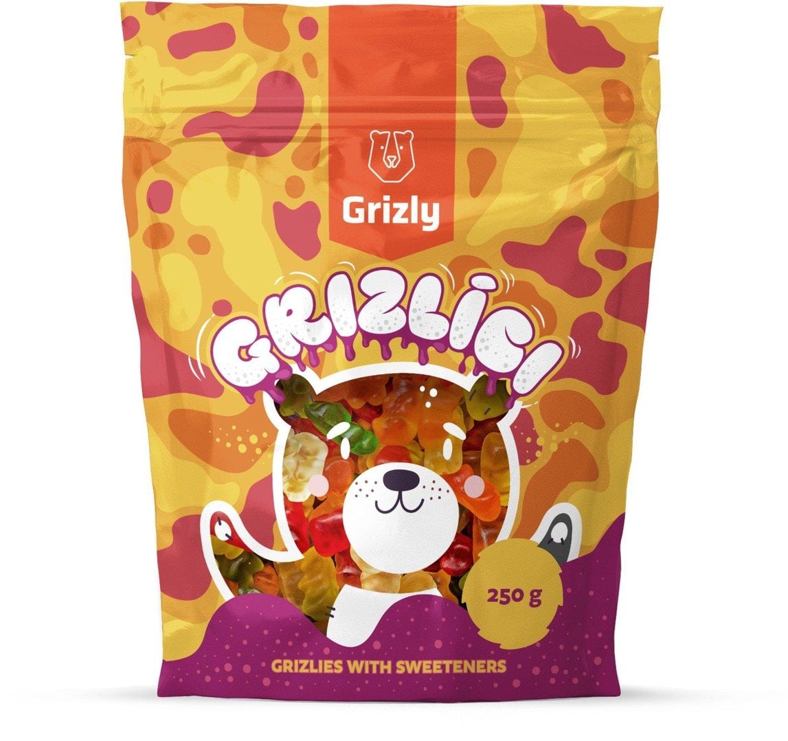 GRIZLY Grizlíci se stévií XXL 250 g