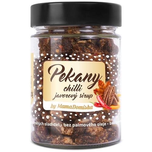 GRIZLY Pekanové orechy chilli javorový sirup od MamaDomisha, 150 g