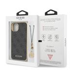 Guess 4G Charms Zadní Kryt pro iPhone 13 Grey