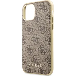 Guess 4G Zadní Kryt pro iPhone 11 Pro Brown