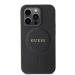 Guess PU Saffiano MagSafe Zadní Kryt pro iPhone 15 Pro Black