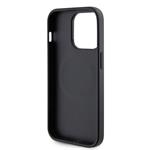 Guess PU Saffiano MagSafe Zadní Kryt pro iPhone 15 Pro Max Black