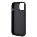 Guess Rhinestones Triangle Metal Logo Cover pre iPhone 14 Black