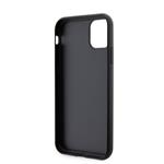 Guess Rhinestones Triangle Metal Logo Kryt pro iPhone 11 Black