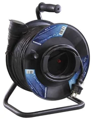 Gumový prodlužovací kabel - buben 1 zásuvka 50m 1908215000 - Kabely + redukce