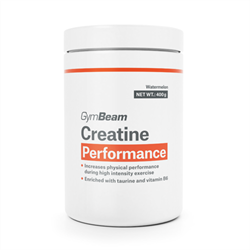 GymBeam Creatine Performance 400 g - zelené jablko